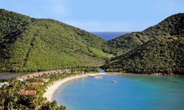 Hotell med parkering i Curtain Bluff