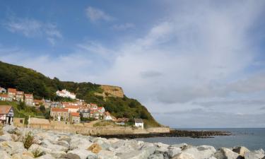 Ferieboliger ved stranden i Runswick