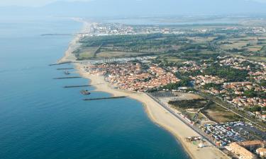 Boliger ved stranden i Sainte-Marie-Plage