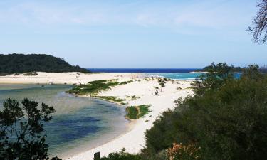 Alojamentos na praia em Conjola