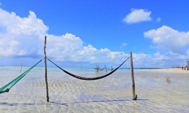 Vakantiewoningen aan het strand in Peroba