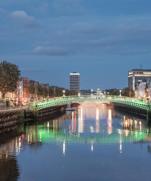 Ein schöner Blick auf Dublin