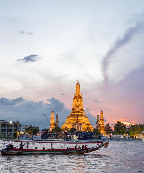 Ein schöner Blick auf Bangkok