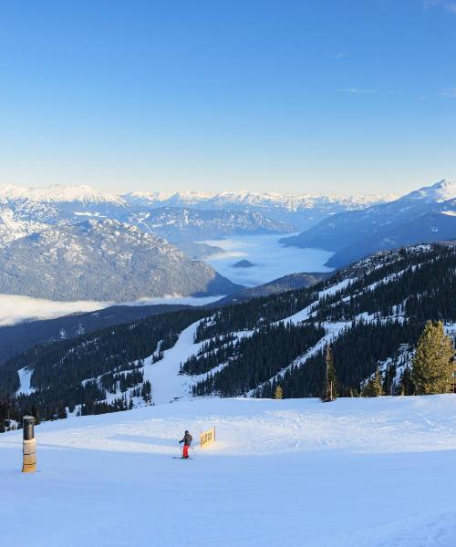Ein schöner Blick auf Whistler