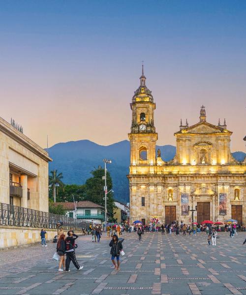 A beautiful view of Bogotá