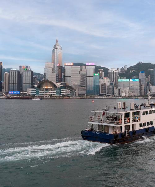 A beautiful view of Hong Kong