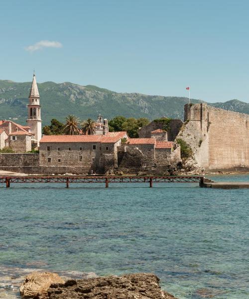 Budva şehrinden güzel bir manzara