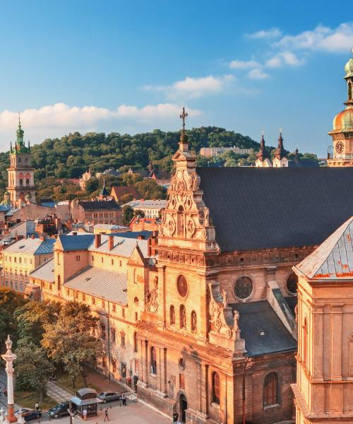 A beautiful view of Lviv