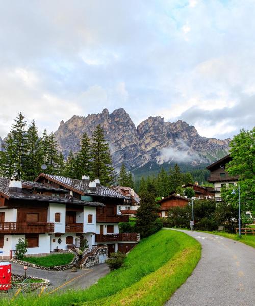 A beautiful view of Cortina dʼAmpezzo