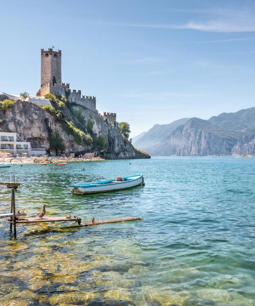 Een mooi uitzicht op Malcesine