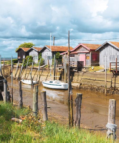 Krásný pohled na město Arcachon