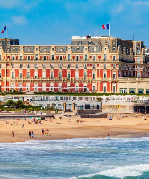 A beautiful view of Biarritz