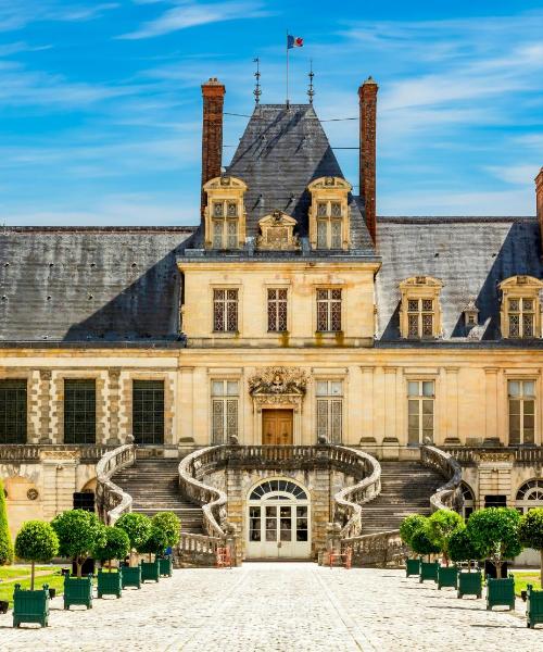 A beautiful view of Fontainebleau