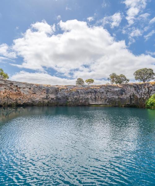 A beautiful view of Mount Gambier