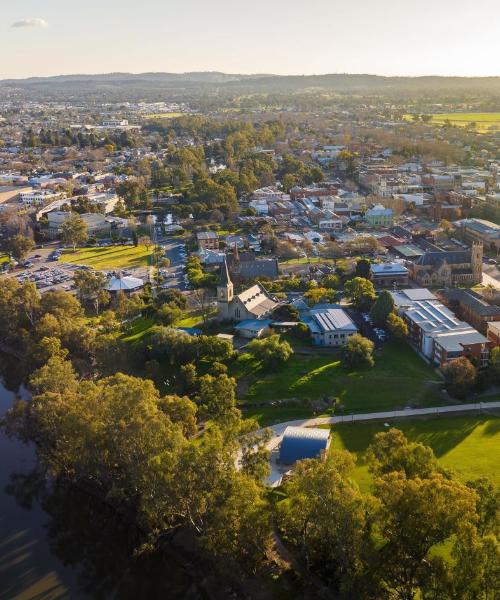 Una panoràmica bonica de Wagga Wagga