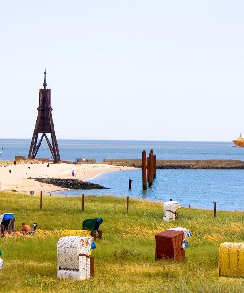 Ein schöner Blick auf Cuxhaven
