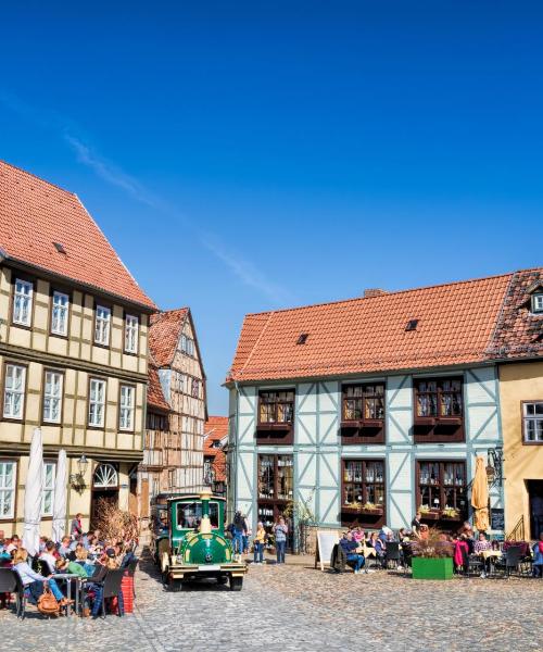 A beautiful view of Quedlinburg