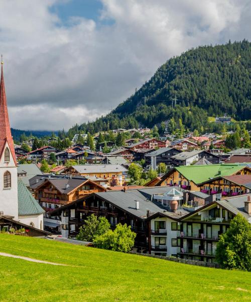 A beautiful view of Seefeld in Tirol