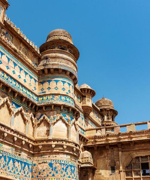 Ein schöner Blick auf Gwalior