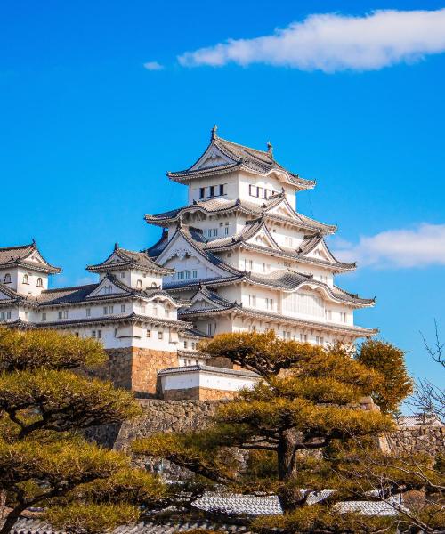 A beautiful view of Himeji