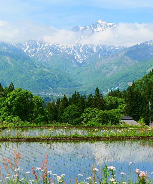 Una panoràmica bonica de Nagano