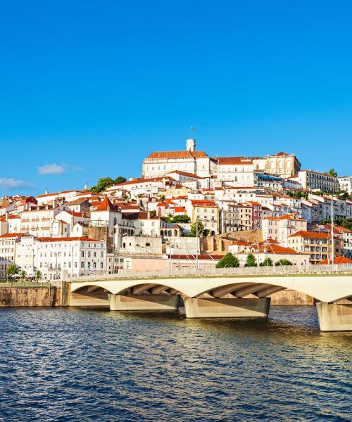 Ein schöner Blick auf Coimbra