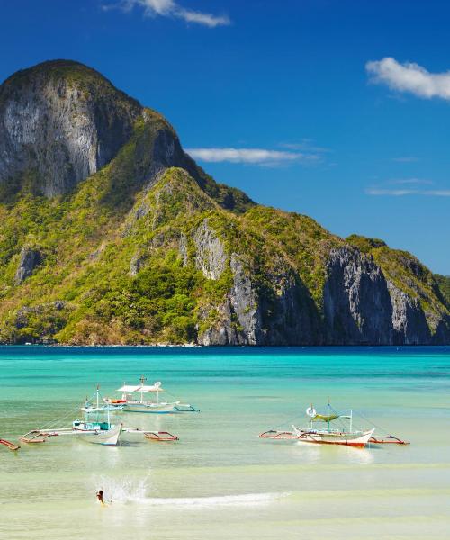 Una panoràmica bonica de El Nido