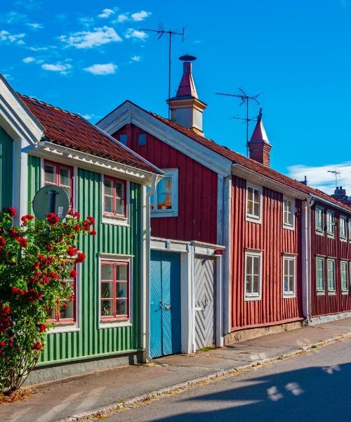 Ein schöner Blick auf Kalmar