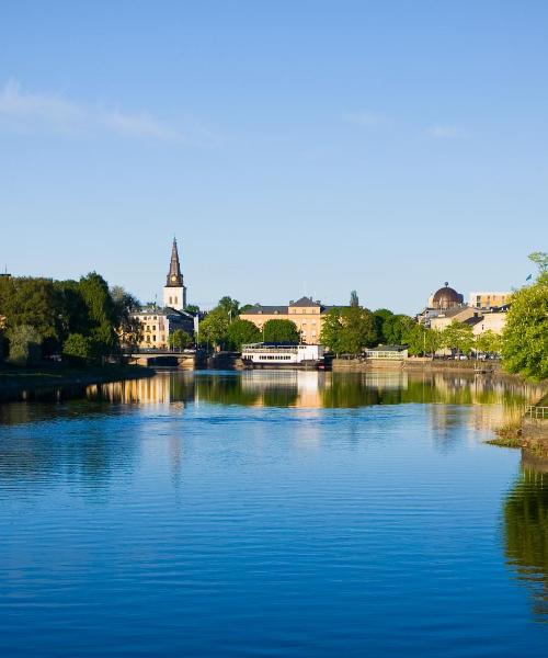 Ein schöner Blick auf Karlstad
