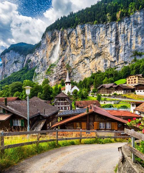 A beautiful view of Lauterbrunnen