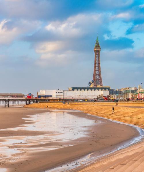 Een mooi uitzicht op Blackpool