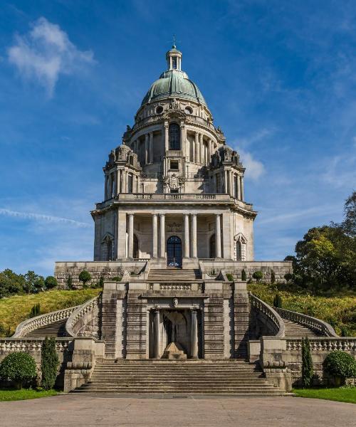 Piękny widok na miasto Lancaster