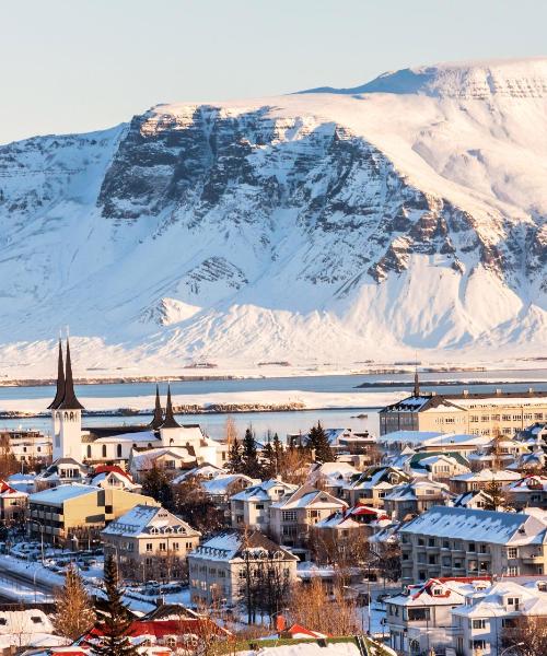 A beautiful view of Reykjavík