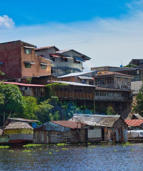 Ein schöner Blick auf Iquitos