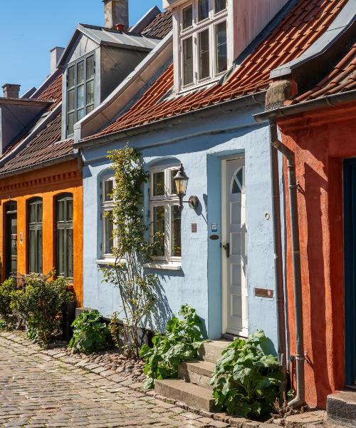 Krásny pohľad na mesto Aarhus