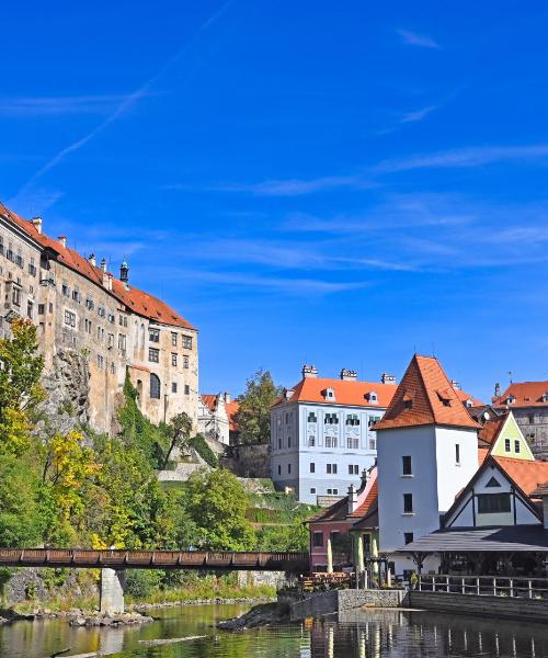 A beautiful view of Český Krumlov