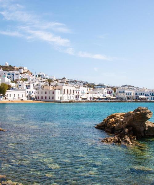 Una panoràmica bonica de Ciutat de Míkonos