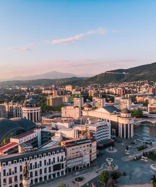 A beautiful view of Skopje
