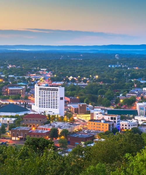 A beautiful view of Hot Springs