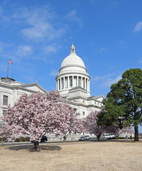 A beautiful view of Little Rock