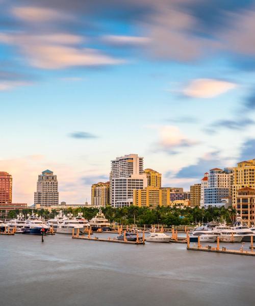 A beautiful view of West Palm Beach