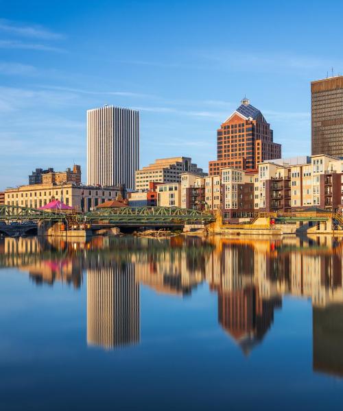 A beautiful view of Rochester