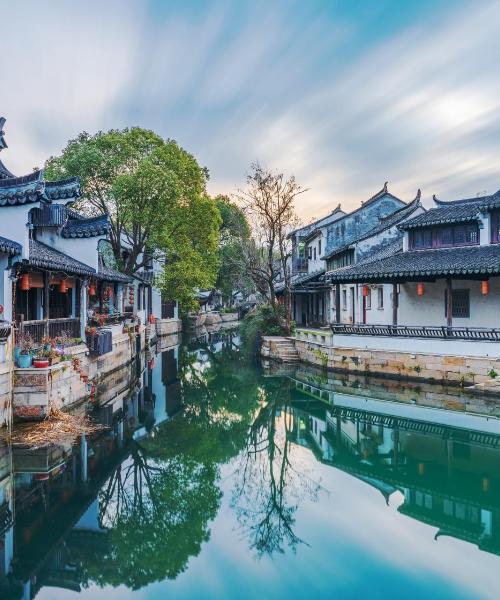 Ein schöner Blick auf Suzhou