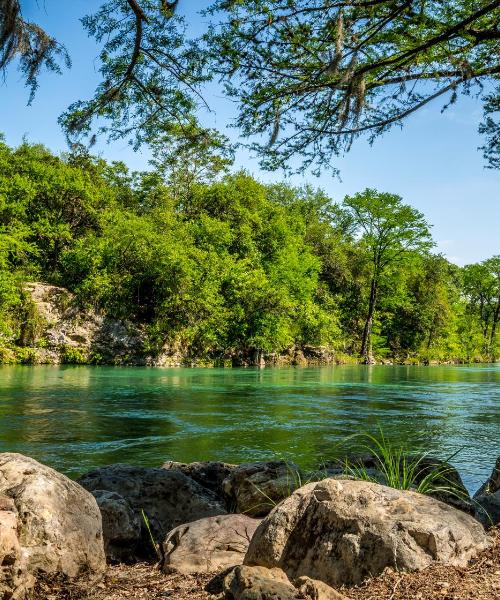 A beautiful view of New Braunfels