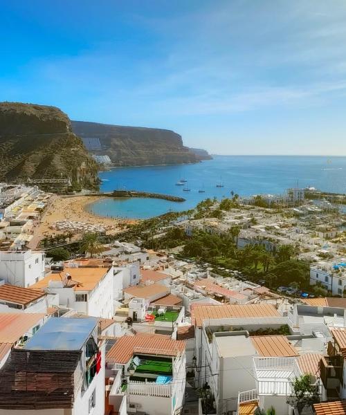 A beautiful view of Puerto Rico de Gran Canaria
