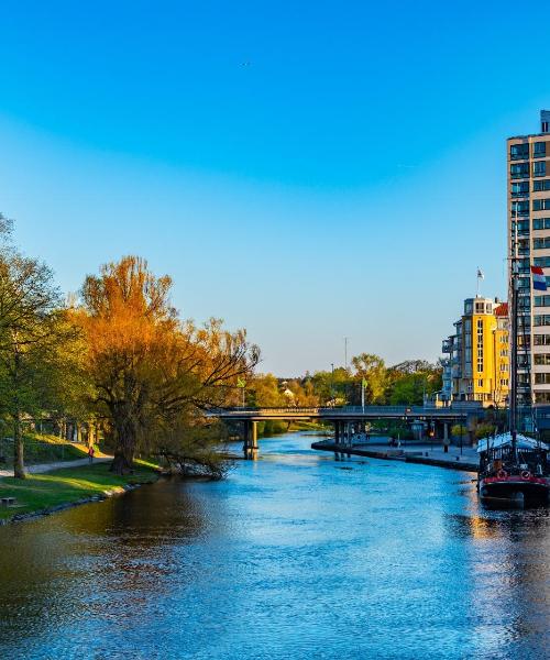 Linna Linköping kaunis vaade