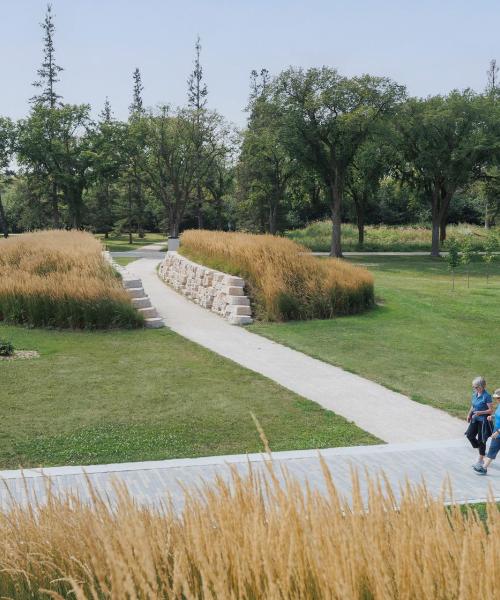 Ein schöner Blick auf Winnipeg