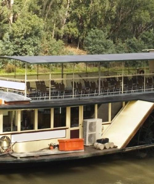 Ein schöner Blick auf Echuca