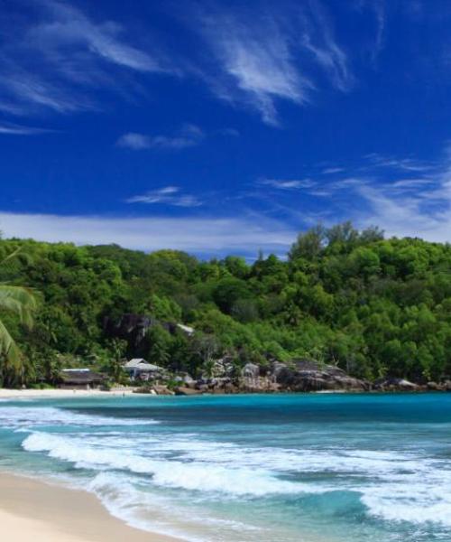 A beautiful view of Beau Vallon
