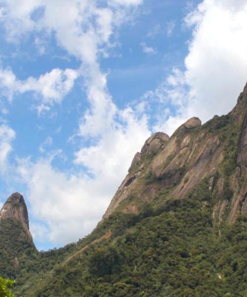 Ein schöner Blick auf Teresópolis